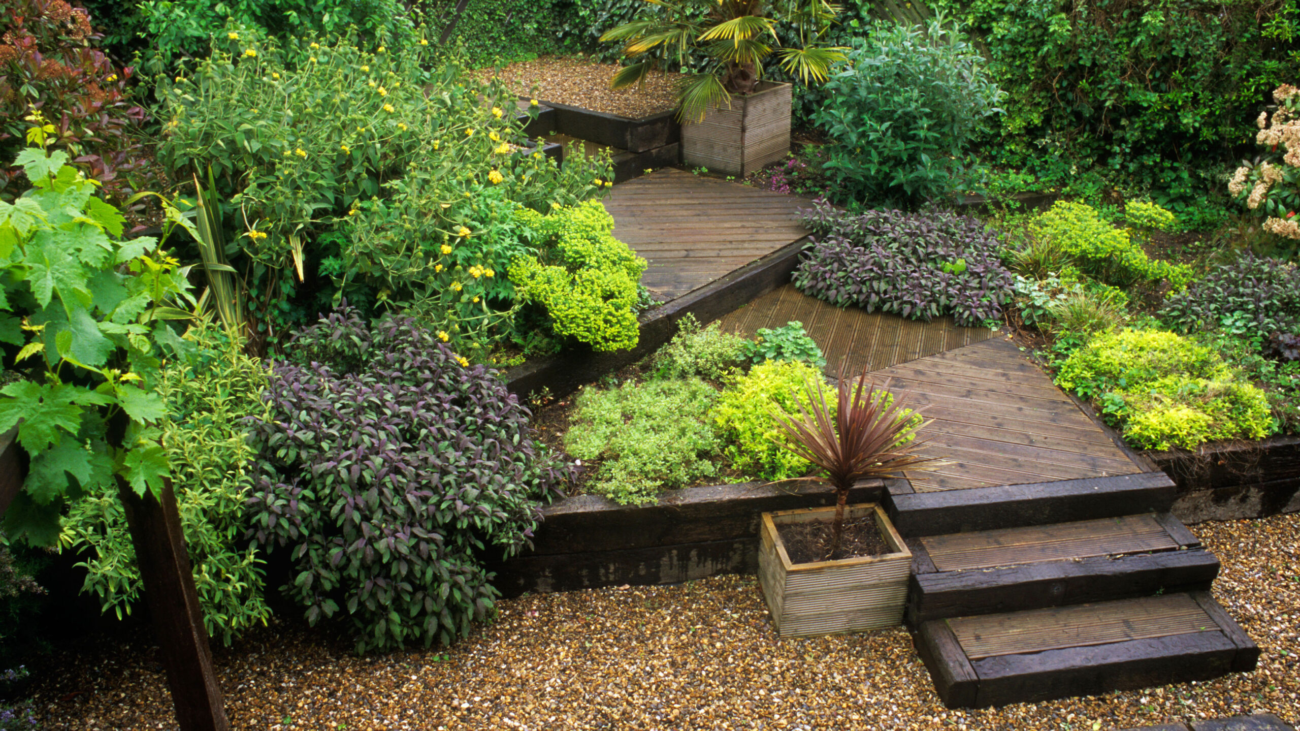 Create a Rustic Garden Feature with Railroad Ties