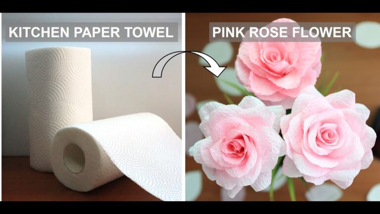 How to Make a Paper Towel Rose Leaf Last Longer?