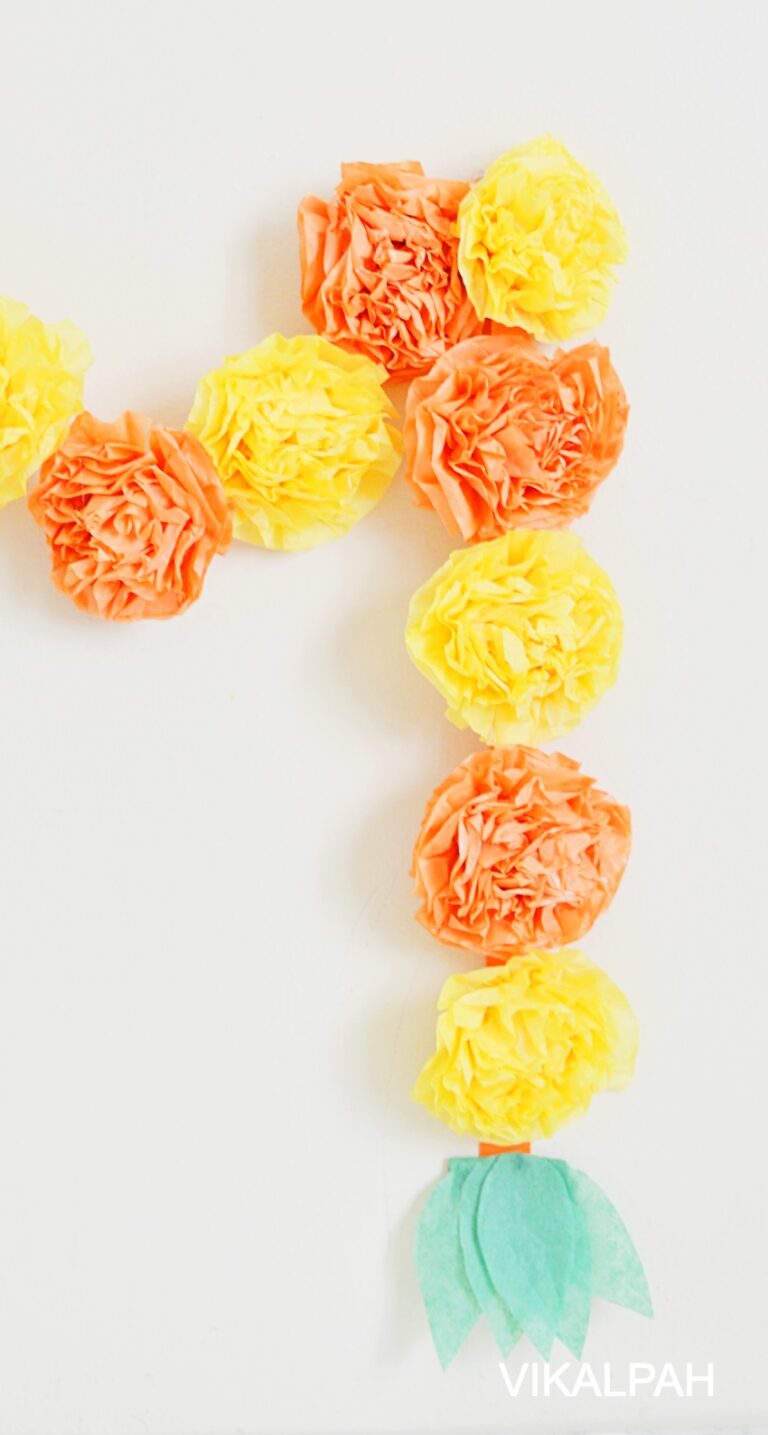 Make a Marigold Chain to Decorate Your Home for Day of the Dead